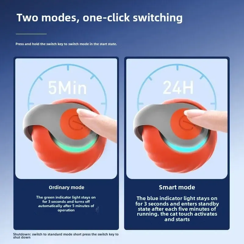 2025 New Interactive Cat Toy Ball Small Tail Rolling Ball Suitable for Indoor and Outdoor Cat and Dog Play Toys for Cats Things