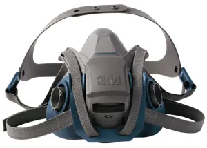 3M Rugged Comfort Half Facepiece Reusable Respirator 6501QL (Small)