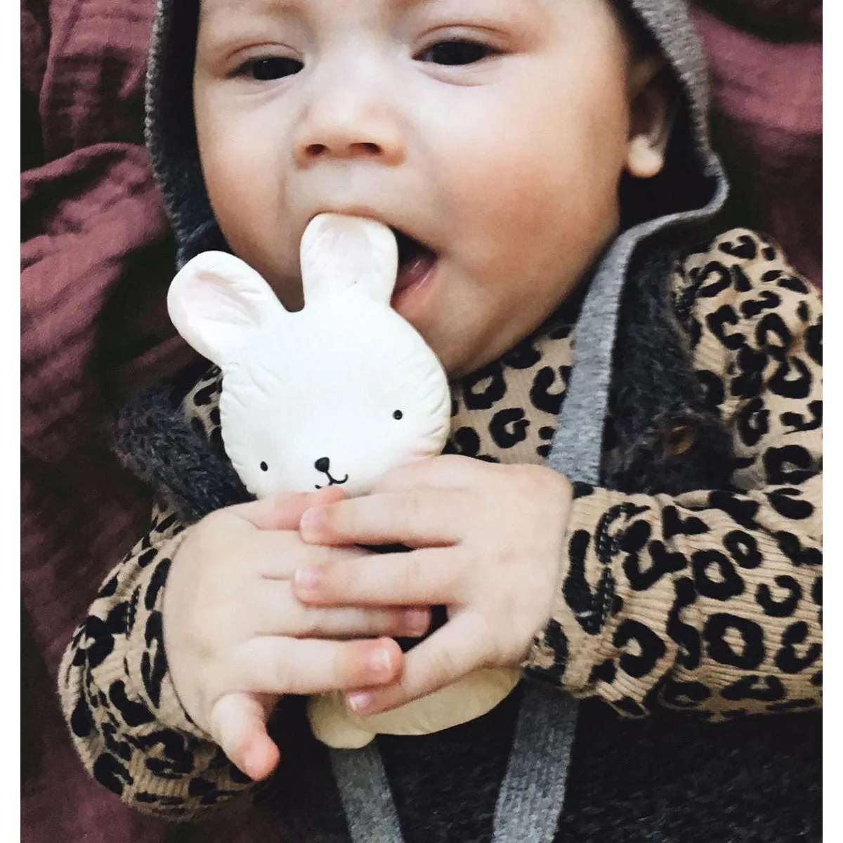 A Little Lovely Company Teether Ring - Bunny