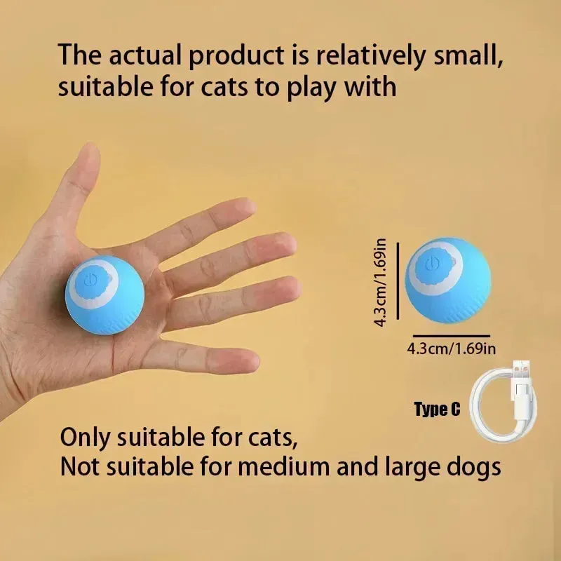Auto Electric Rolling Ball Toys for Cats