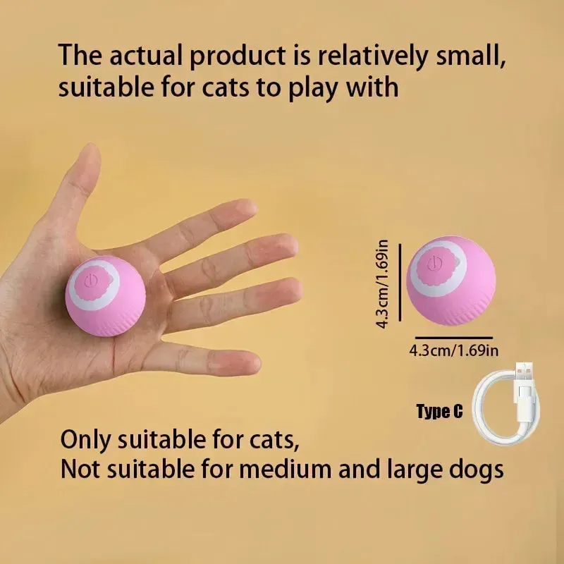 Auto Electric Rolling Ball Toys for Cats