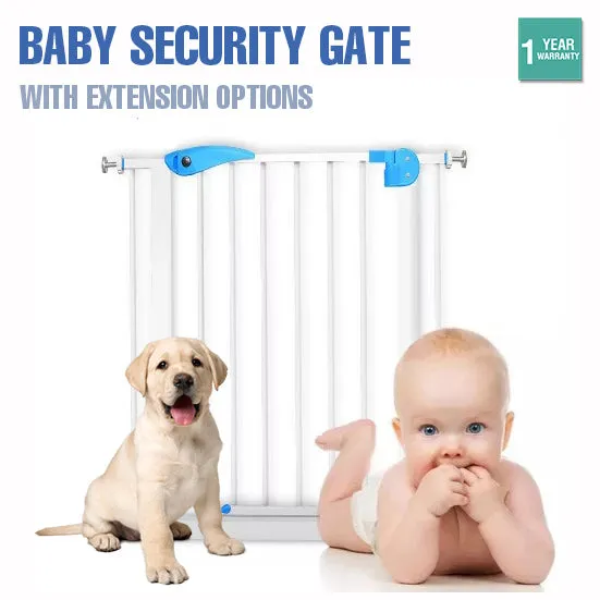 Baby Security Door Gates Child Play Pet Dog Extension Barrier Adjustable Stair