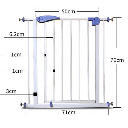 Baby Security Door Gates Child Play Pet Dog Extension Barrier Adjustable Stair