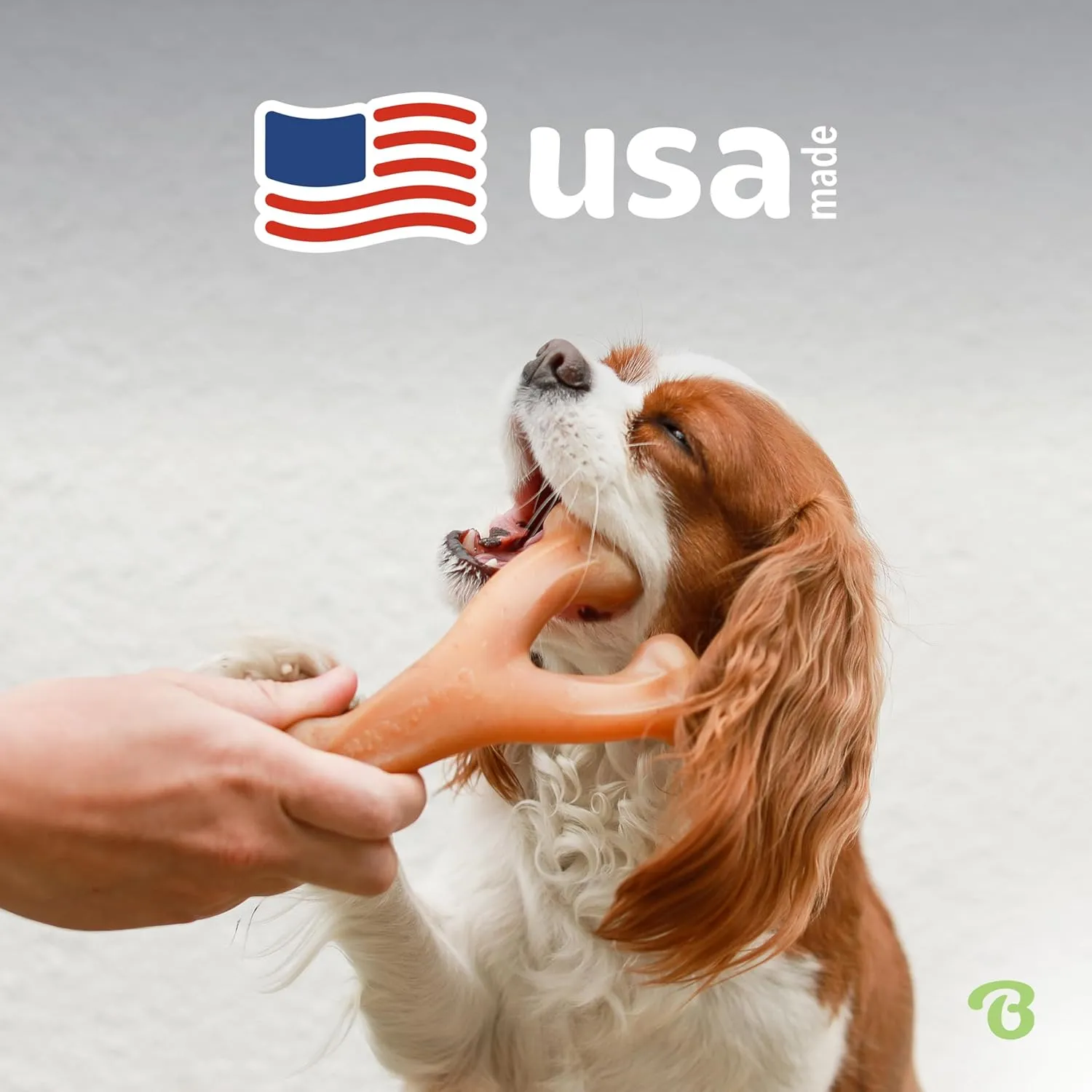 Benebone Indestructible Wishbone Dog Chew Toy for Aggressive Chewers, Long Lasting Tough Boredom Breaker for Dogs, Real Peanut Flavour, For Medium Dogs, Made in the USA.