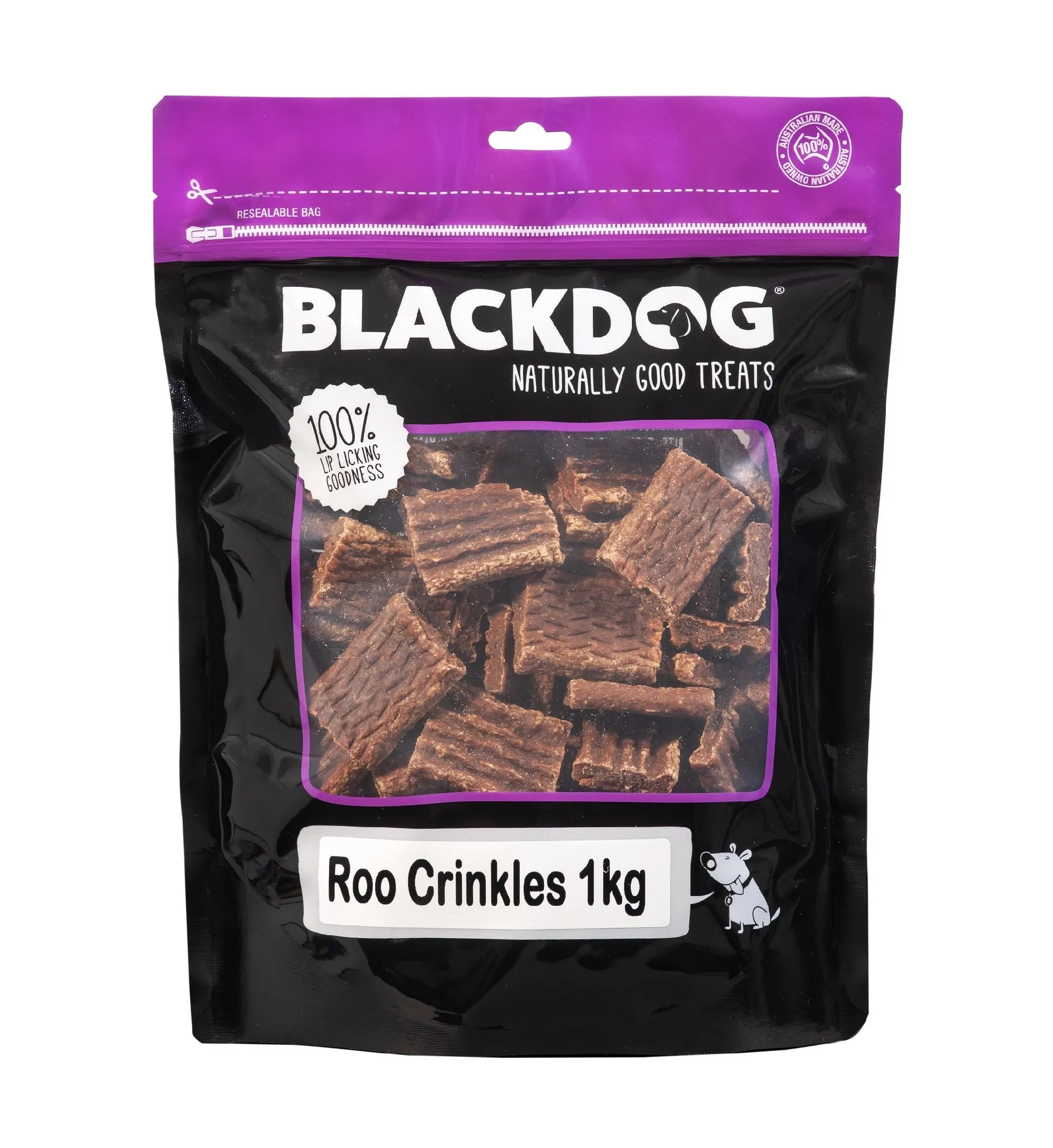 Blackdog Roo Crinkles Dog Treat