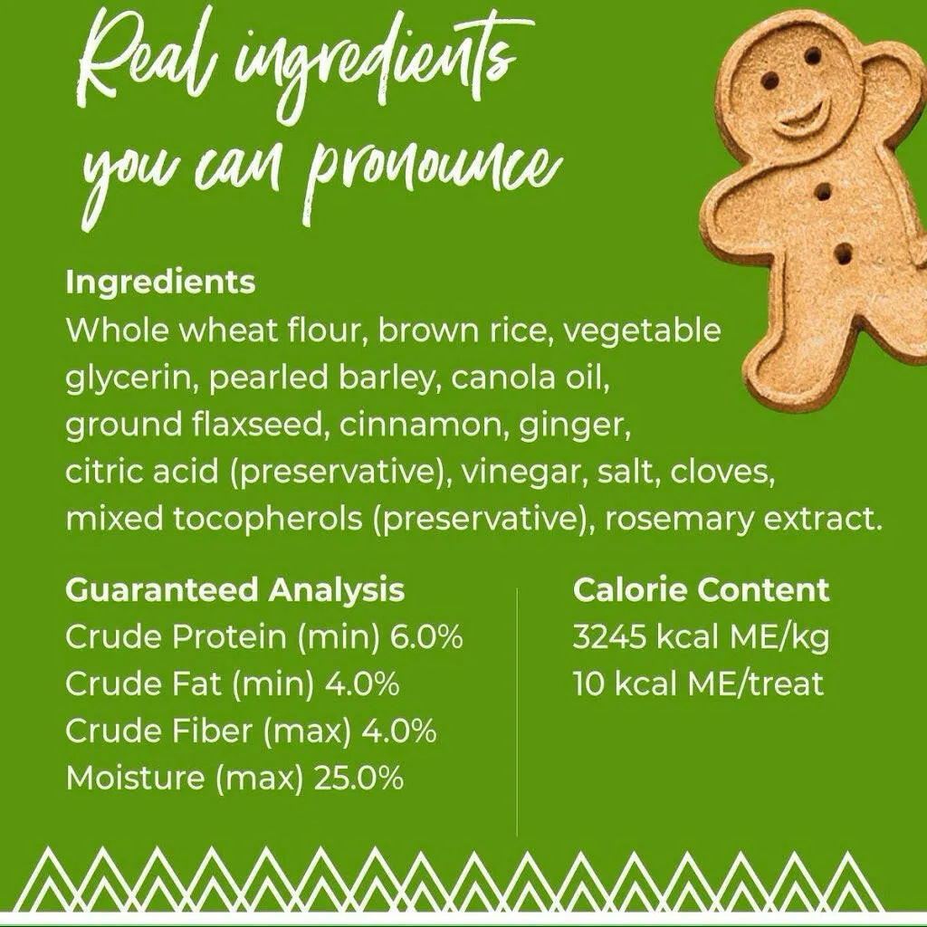 Buddy Biscuits Soft & Chewy Hioliday Gingerbread Dog Treats (6 oz)