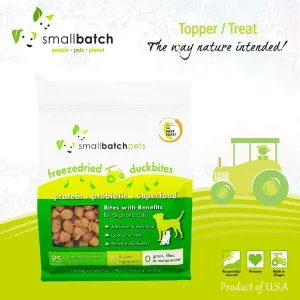 [BUNDLE DEAL] SmallbatchDuck Bites Freeze Dried Dog & Cat Topper/Treats 7oz