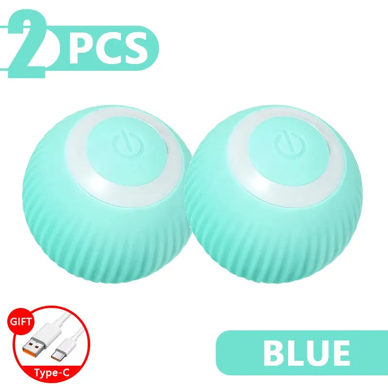 Cat Interactive Ball Smart Cat Toys Electronic Interactive Cat Toy Indoor Automatic Rolling Magic Ball Cat Game Accessories