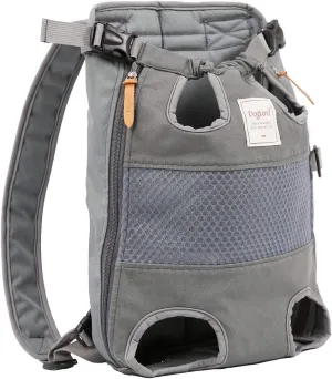 Dog Carrier Backpack - Legs Out Front - Facing Pet Carrier Backpack for Small Medium Large Dogs, Airline Approved Handsa - Canvas Mesh Free Cat Travel Bag for Walking Hiking Bike and Motorcycle