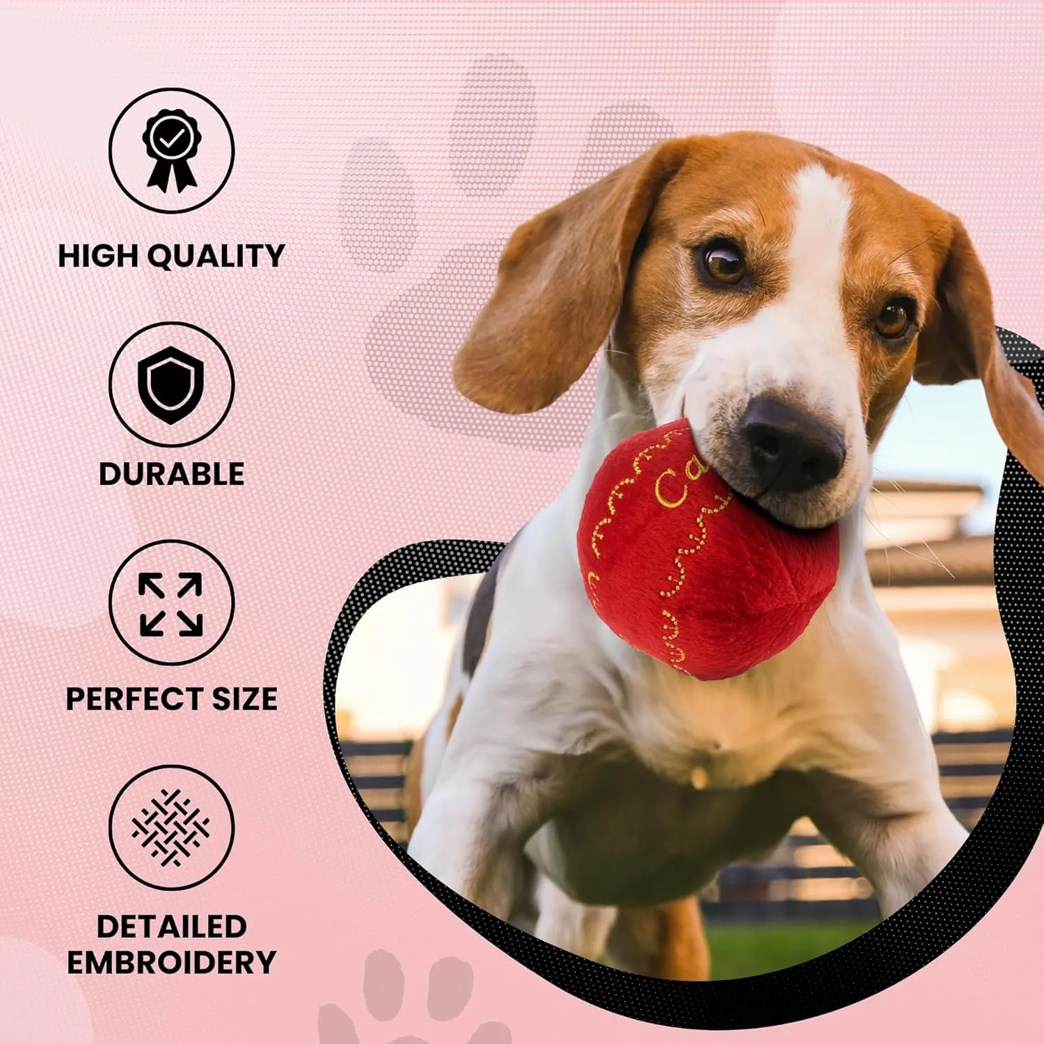 Dog Diggin Designs Runway Pup Collection | Unique Squeaky Parody Plush Dog Toys  Prt--Porter Dog Bones, Balls & More
