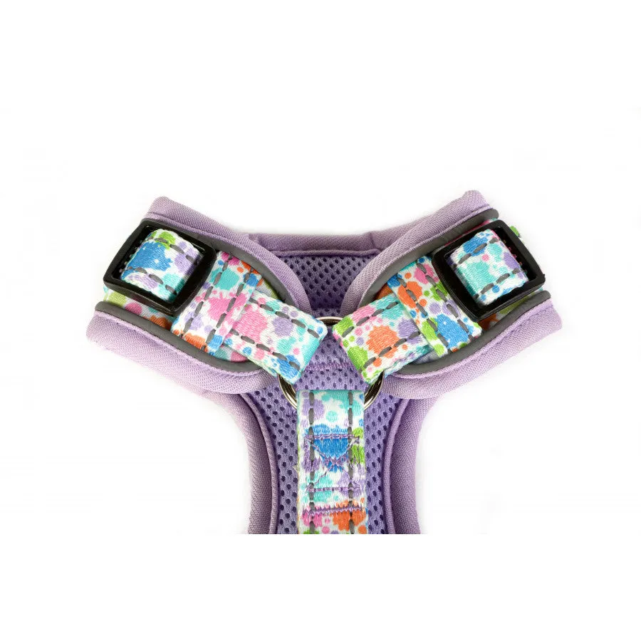 Doodlebone - Adjustable Airmesh Pattern Harness - Pastel Paint Splat - Size 1-2