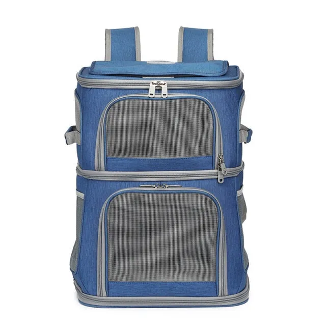 Double Layer Cat Carrier Backpack