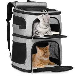 Double Layer Cat Carrier Backpack
