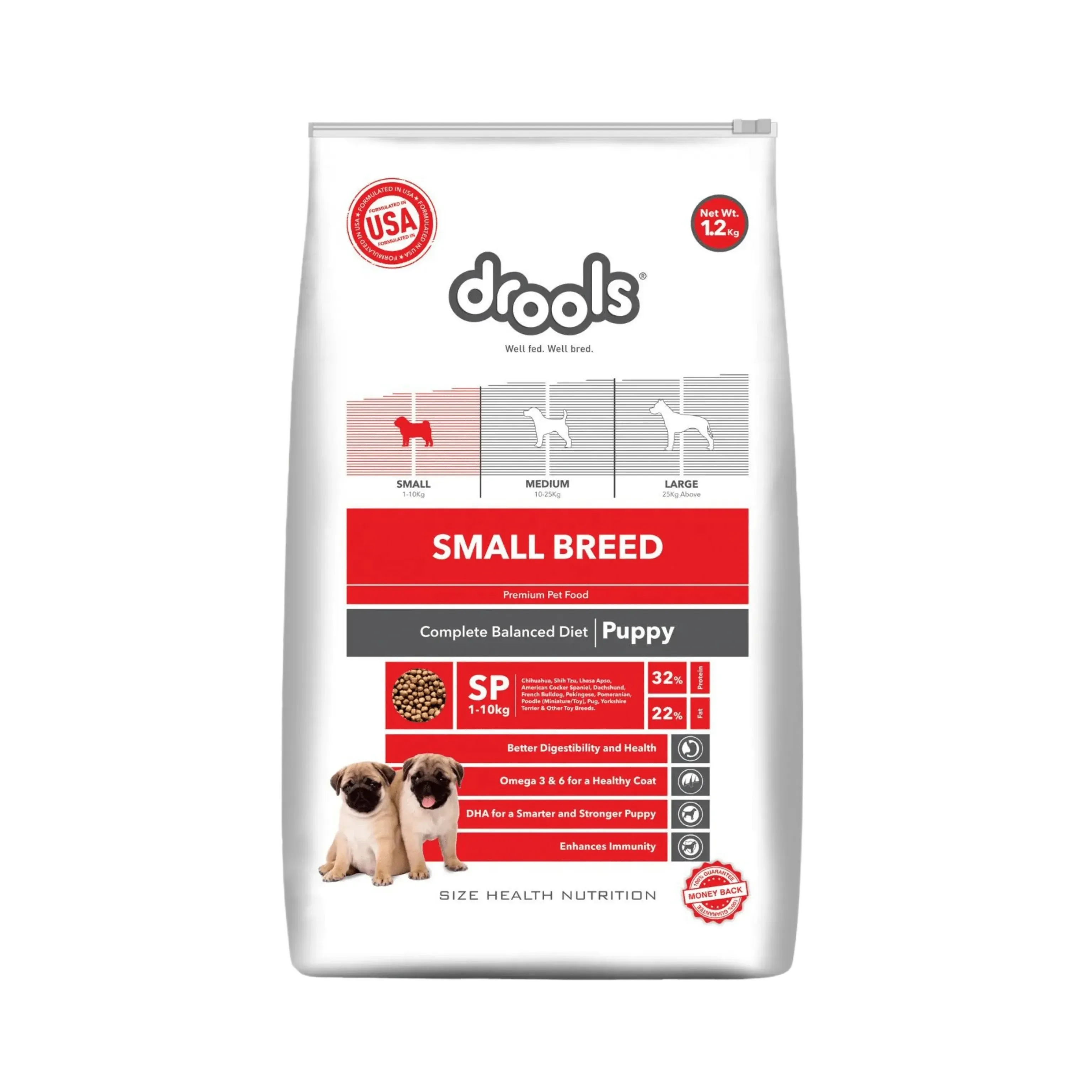 DROOLS PUG PUPPY DRY FOOD (S)