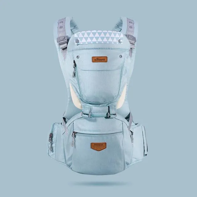 Ergonomic Breathable Baby Carrier with Hipseat