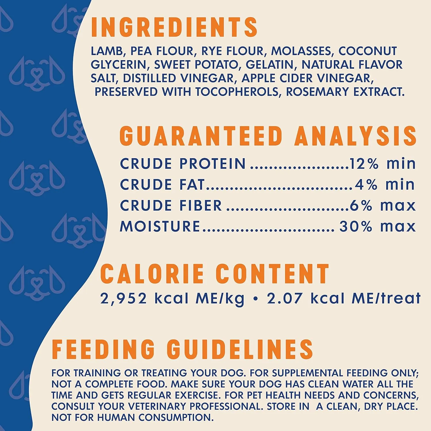 Finley's Barkery Lamb Recipe Soft Chew Training Bites Dog Treats, 6-oz