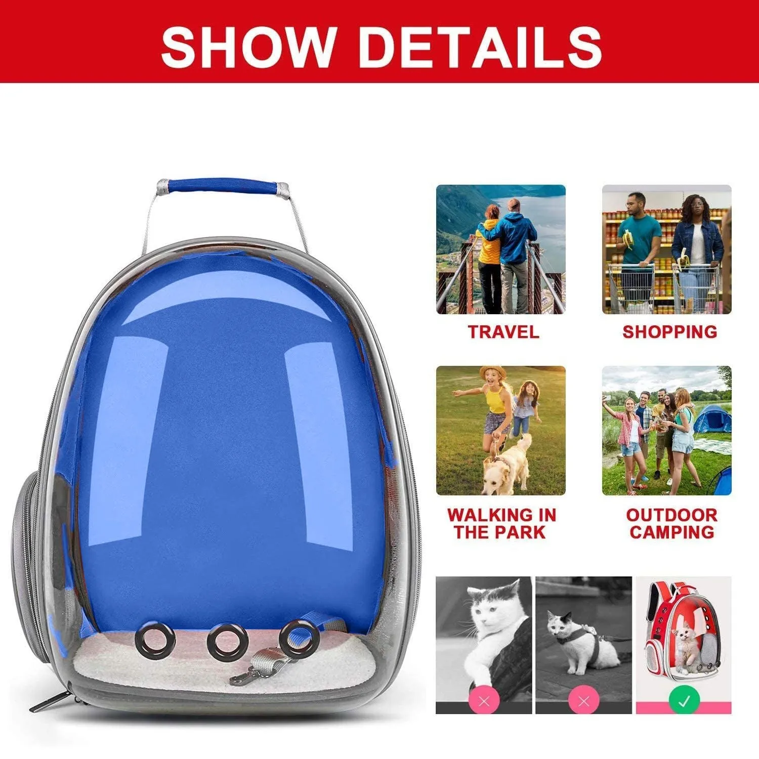 Floofi Space Capsule Backpack