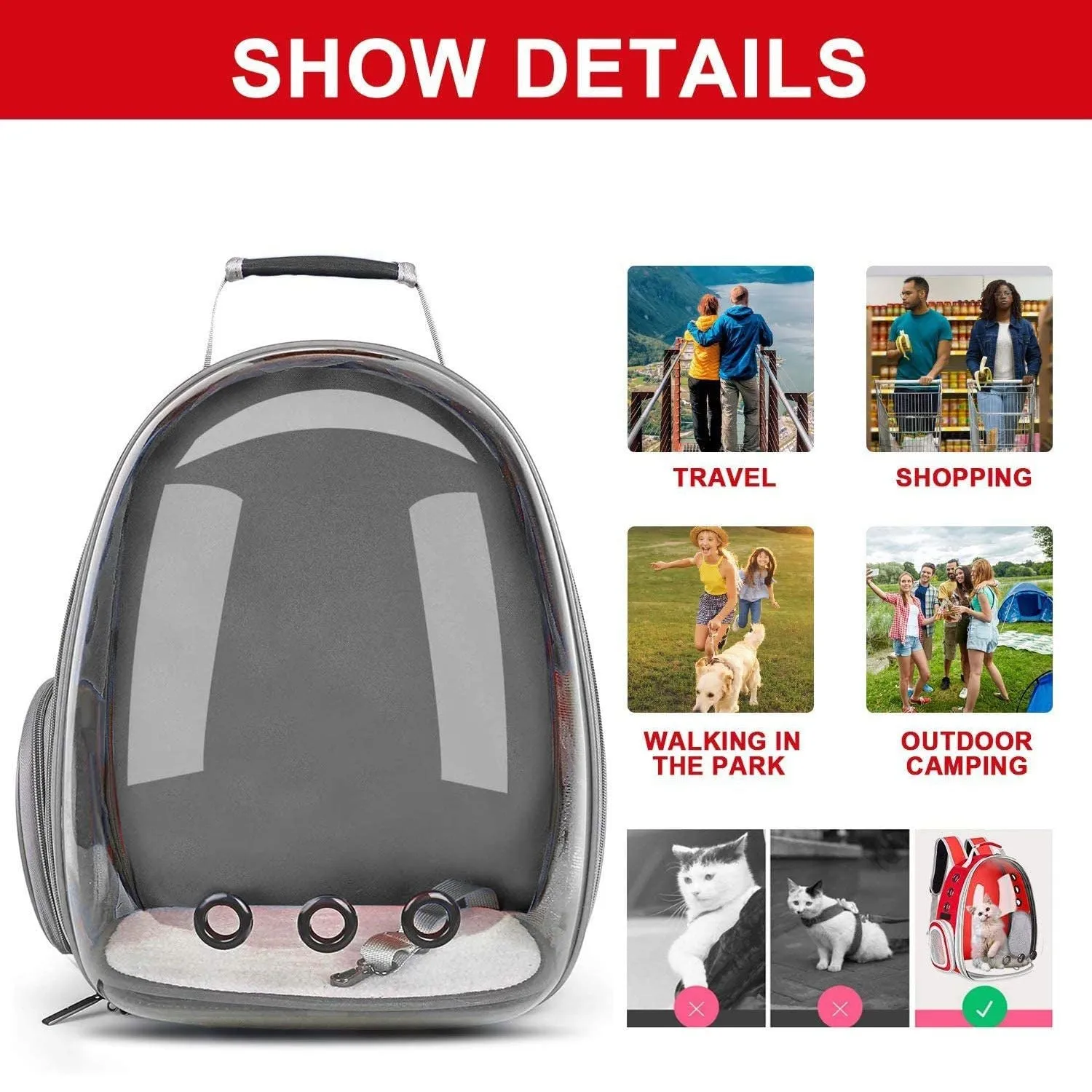 Floofi Space Capsule Backpack