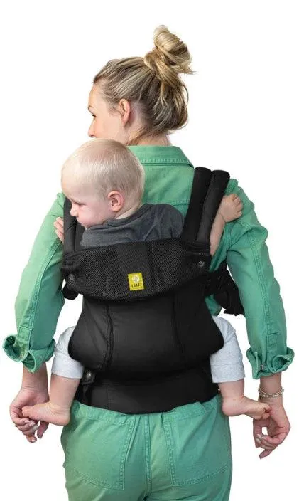 LILLEbaby Complete All Seasons Ergonomic 6-in-1 Black Carrier Newborn-Toddler