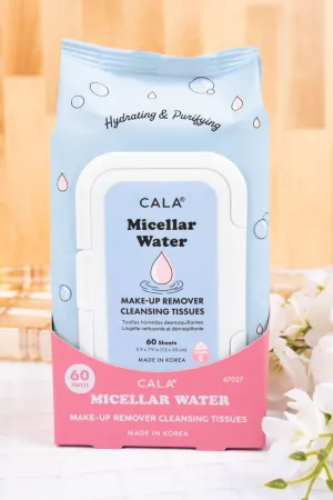 Micellar Water Make-Up Remover Cleansing Tissues 60 Sheet Pack