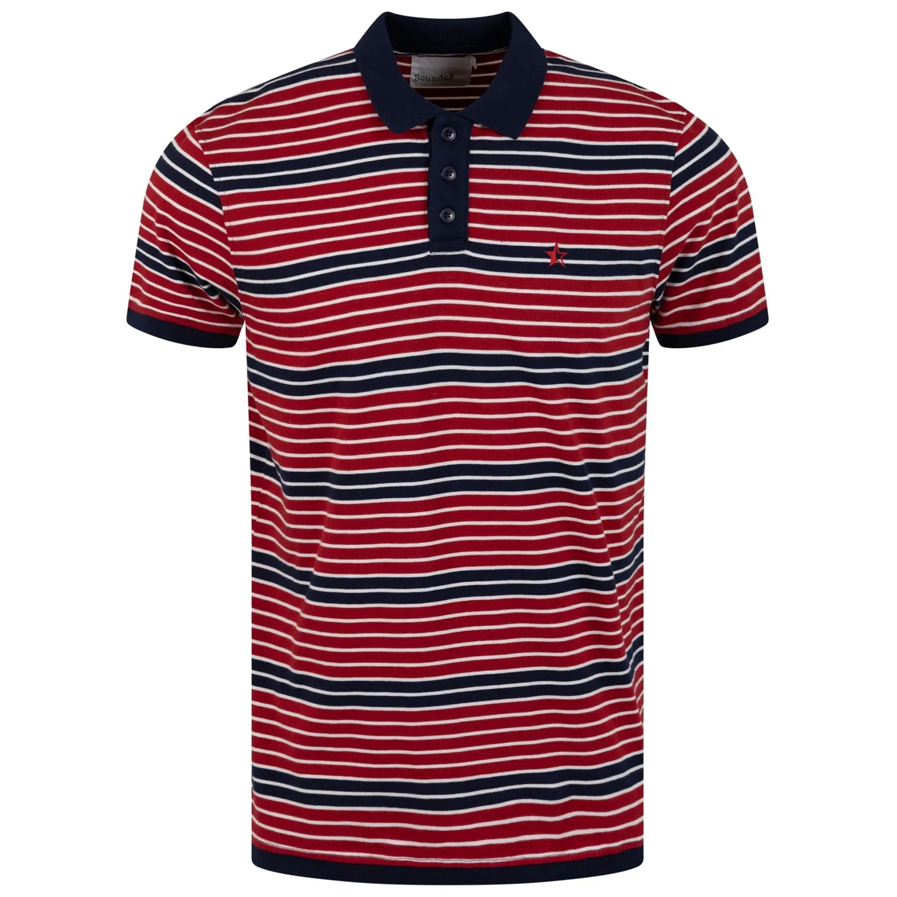 Monterey Polo Deep Red/Deep Navy - SS23