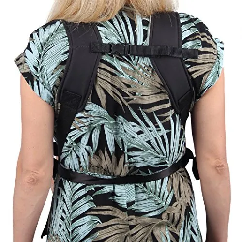 Neotech Care Baby Carrier - Front and Back Carrying - Adjustable, Breathable & Lightweight - for Infant, Child, Toddler - Black with Red