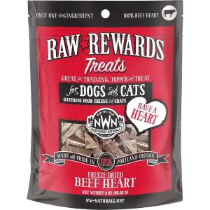 Northwest Naturals Beef Heart Freeze-Dried Treats for Dogs and Cats