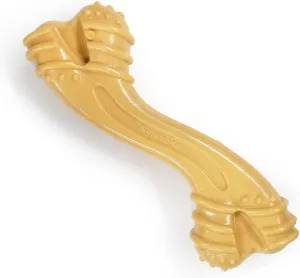 Nylabone Curvy Dental Bone Power Chew Toy for Dogs, Dog Toys for Aggressive Chewers, Flavor, Large - Up to 50 lbs, 1 Count