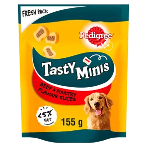 Pedigree Tasty Minis Beef & Poultry, 155g