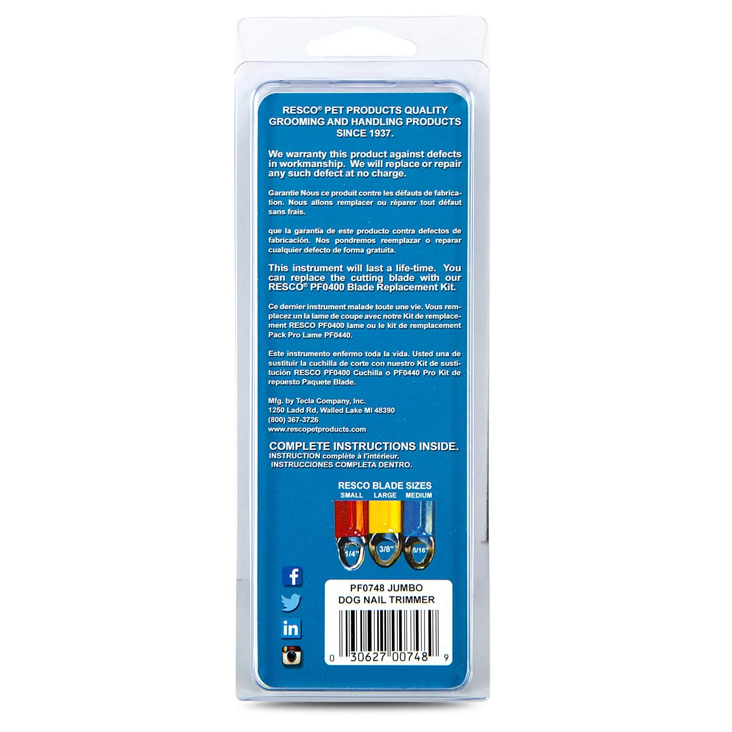 Resco Dog Nail Trimmer
