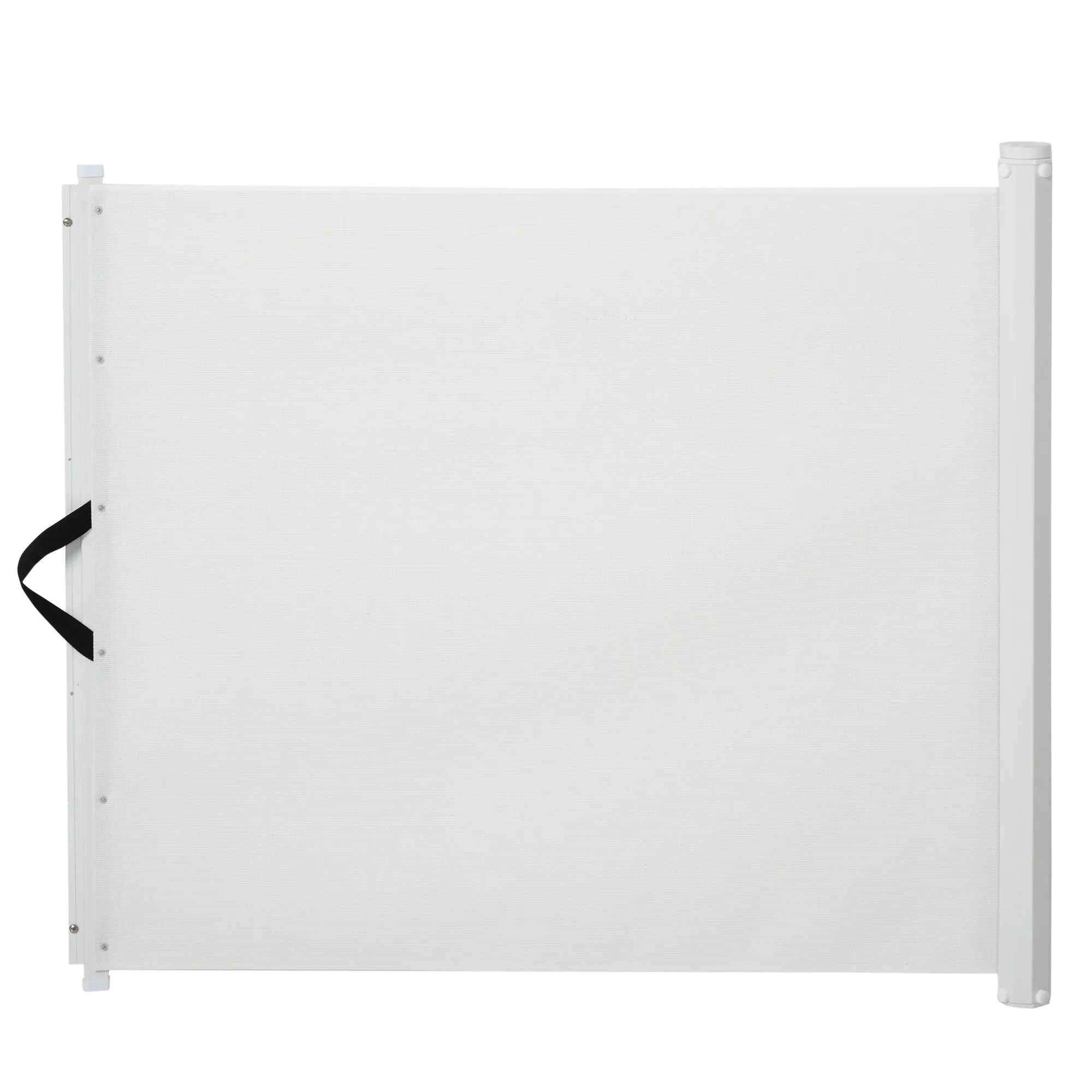 Retractable Dog Pet Safety Gate Barrier-White
