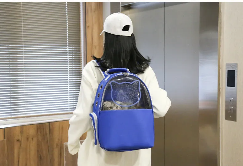 Transparent Breathable Pet Carrier Backpack