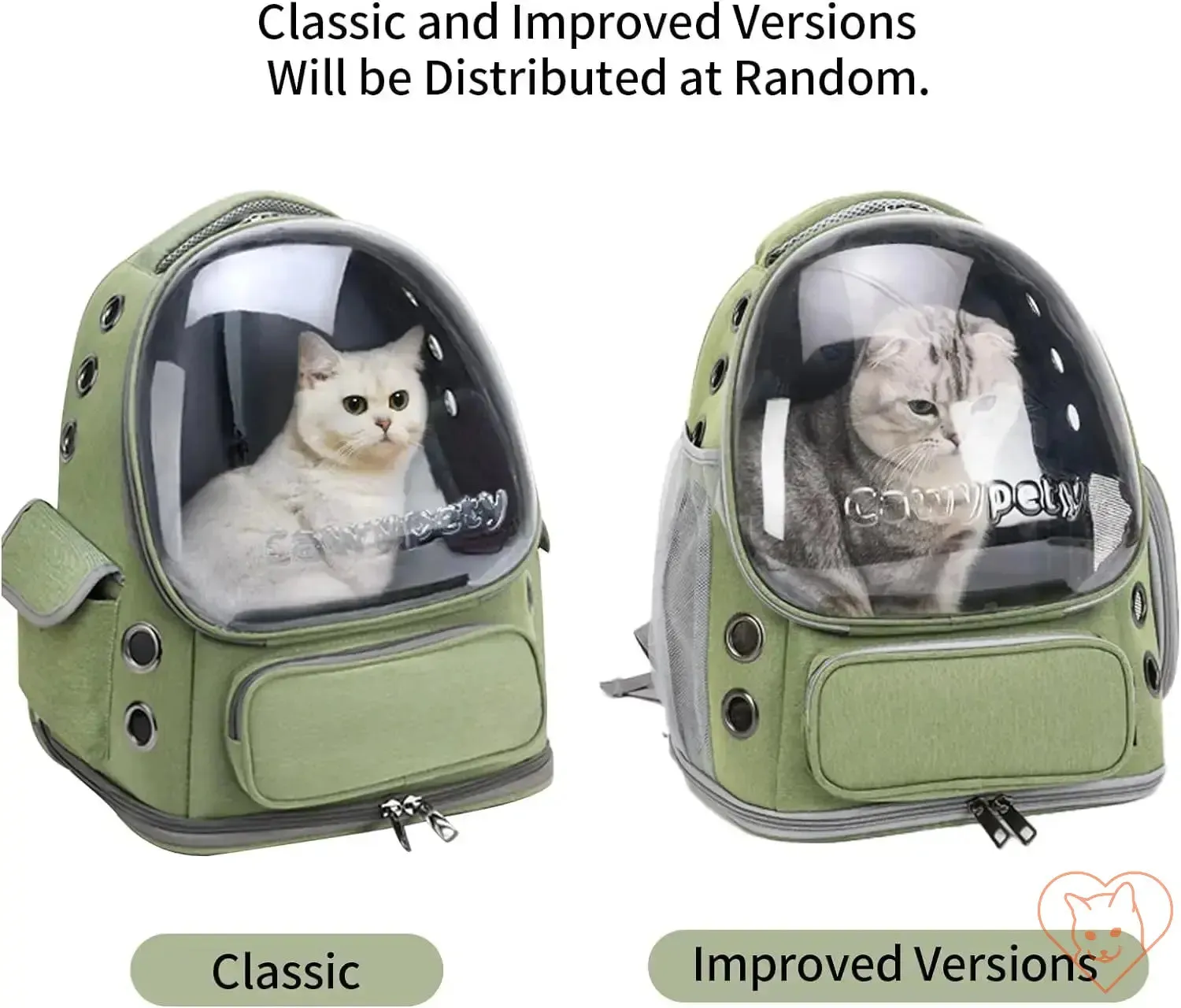 Transparent Folding Pet Carrier Backpack – Portable Travel Tote for Cats